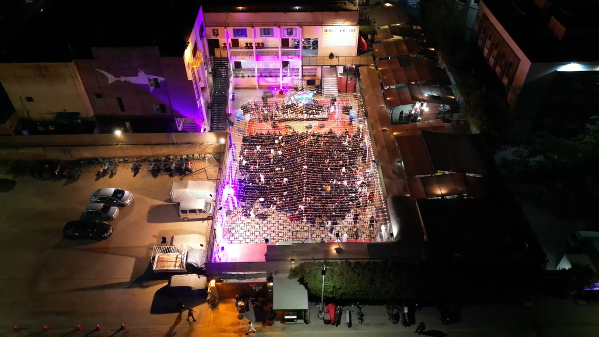 NLF - Nixor College top-down angle drone shots